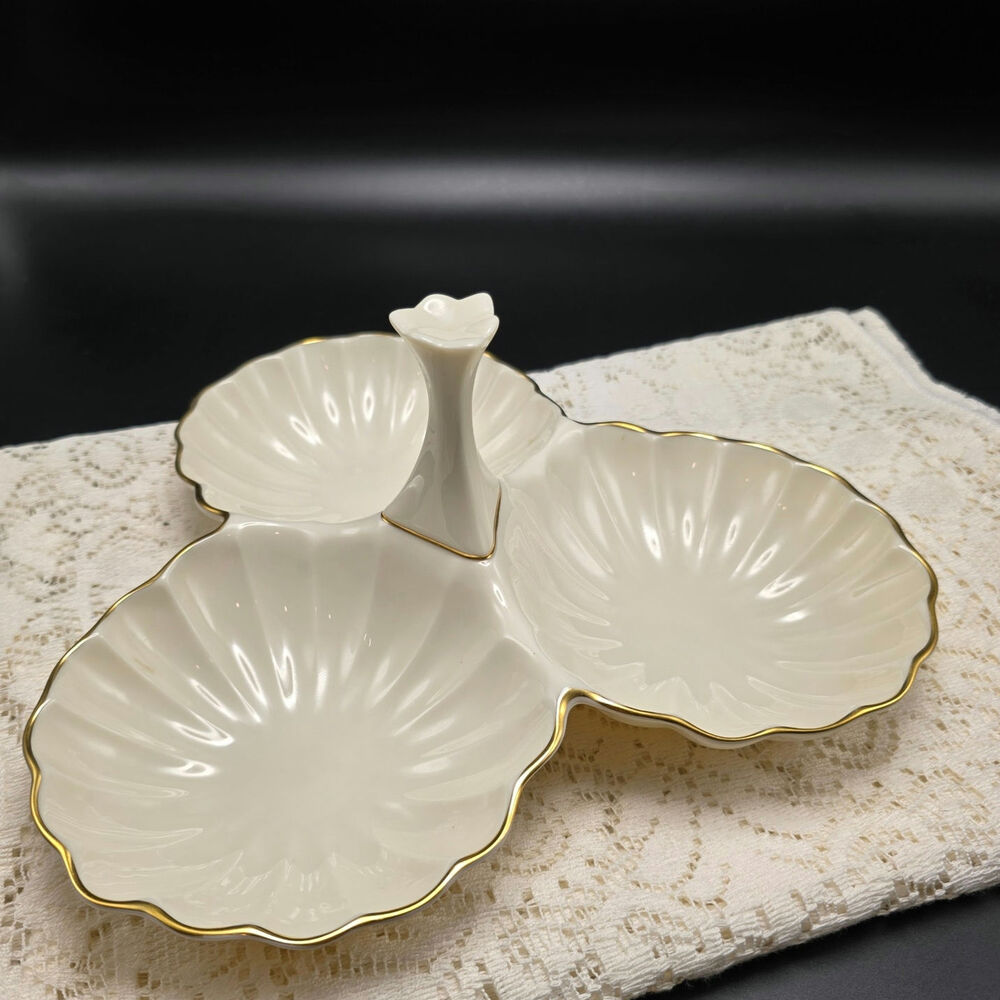 Vintage Lenox Dorian Ivory Porcelain Nutbowl